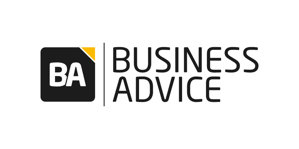 BA Business Advice Wort-Bildmarke schwarz