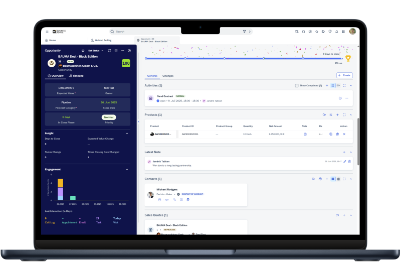Transforming Sales with the SAP Sales Cloud V2.